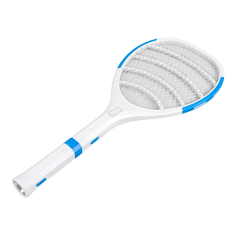 FF-808 Disassembly of flashlight with LED light lead-acid battery 400mAh home electric mosquito swatter