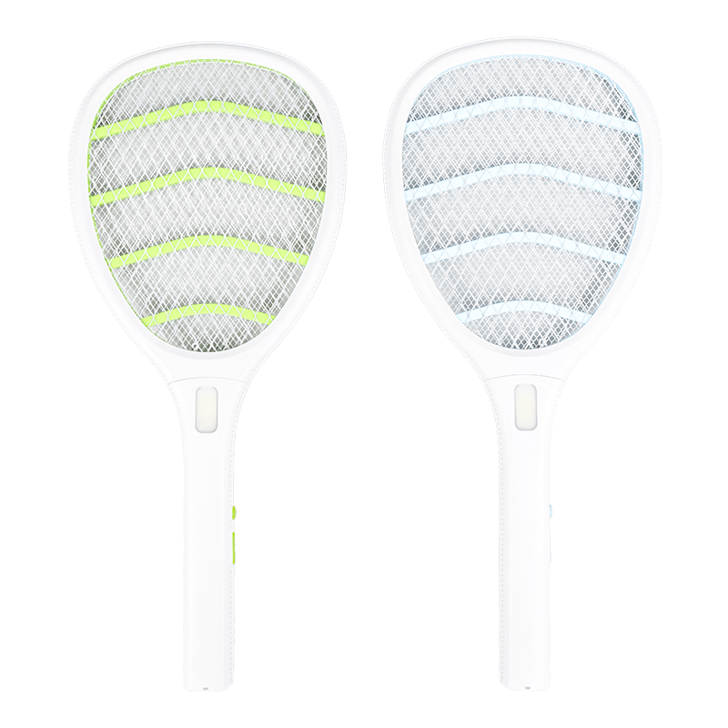 FF-987A 400mAh two-color figure-eight wire lead-acid battery electric mosquito swatter with light