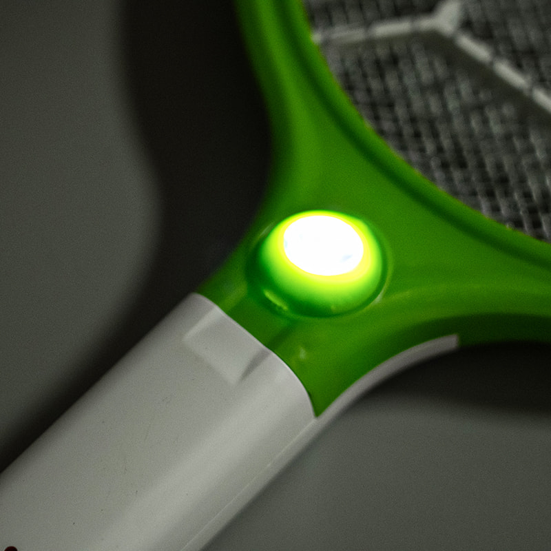 FF-001 400mA 3-color electric mosquito swatter with figure-eight wire