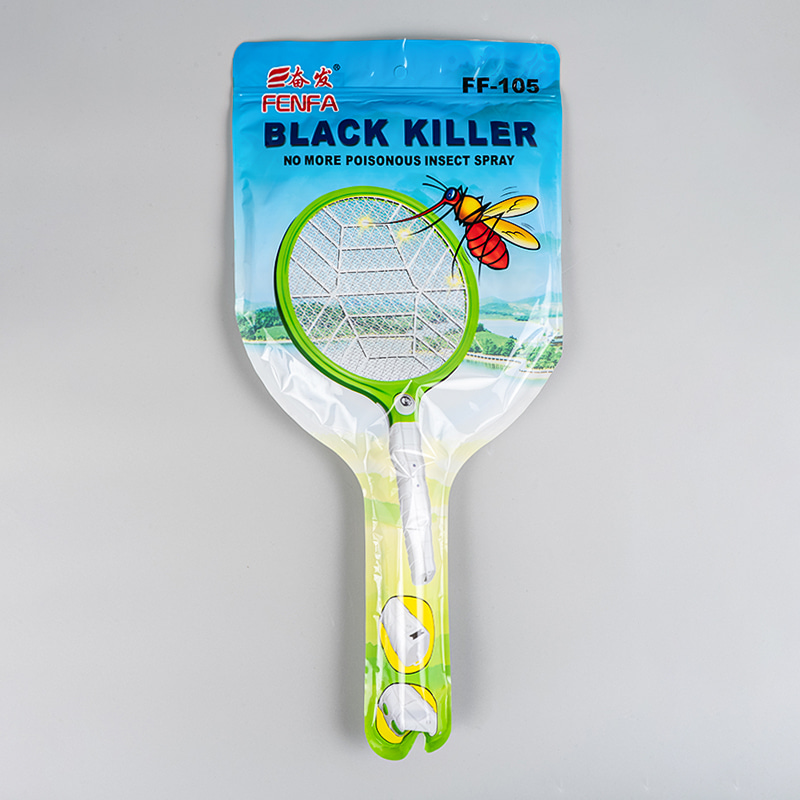 FF-105 400mAh 3-color LED lead-acid battery home electric mosquito swatter