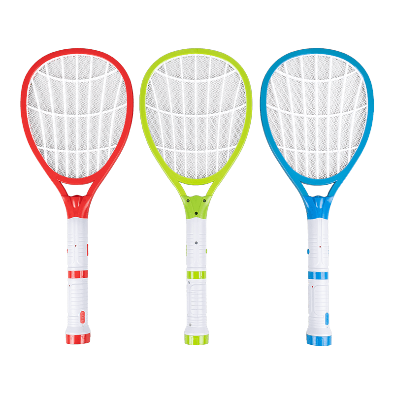 FF-108 Detachable Flashlight LED Lead-Acid Battery 250mAh with Plug Electric Mosquito Swatter