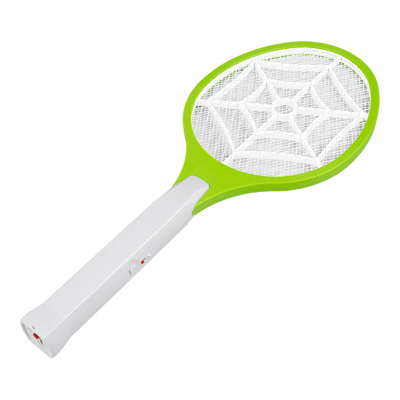FF-786A 3-Color Solar with Plug Lead-Acid Battery 400mAh Electric Mosquito Swatter