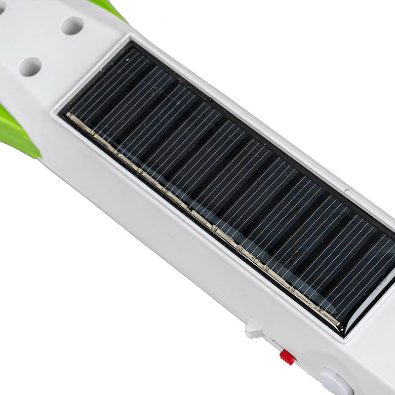 FF-786A 3-Color Solar with Plug Lead-Acid Battery 400mAh Electric Mosquito Swatter