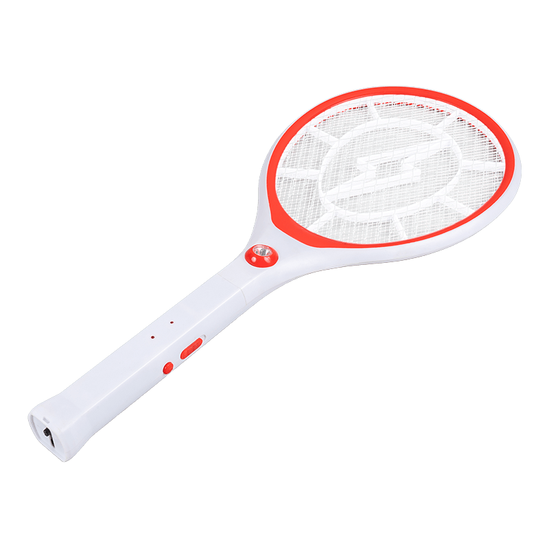 FF-787A 3-Color LED Solar with Plug Lead-Acid Battery 400mAh Electric Mosquito Swatter