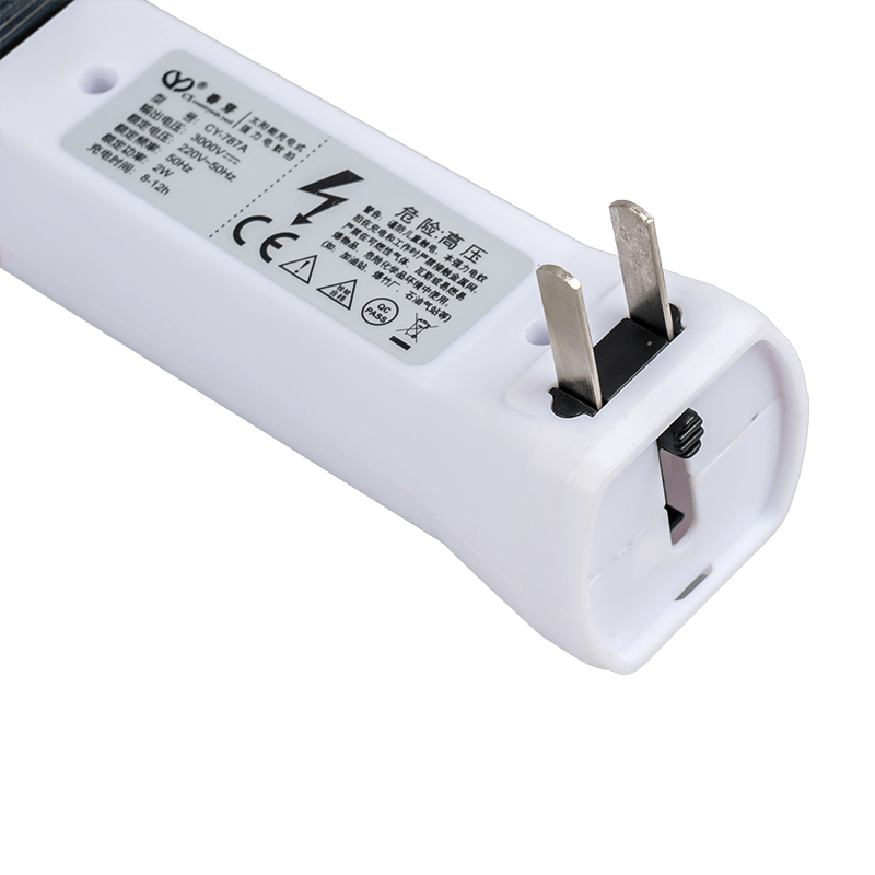 FF-787A 3-Color LED Solar with Plug Lead-Acid Battery 400mAh Electric Mosquito Swatter