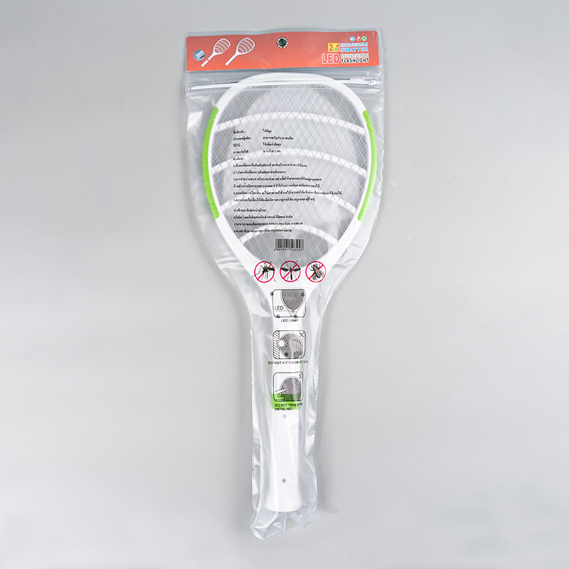 FF-808 Disassembly of flashlight with LED light lead-acid battery 400mAh home electric mosquito swatter