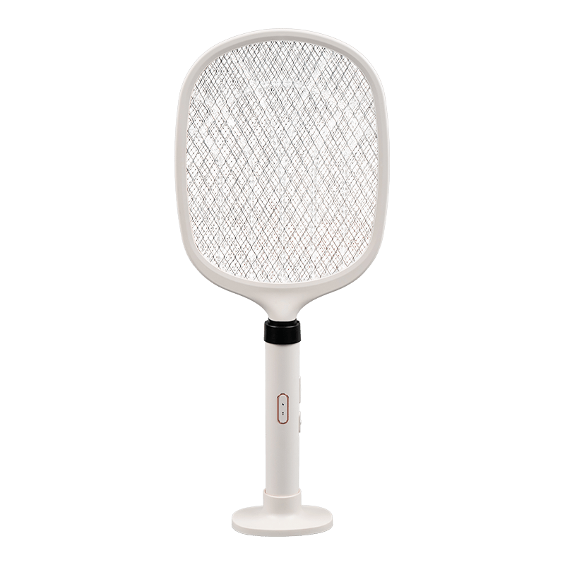 FF-883 1200mAh Embroidered Pattern Lamp USB Base Rechargeable Electric Mosquito Swatter