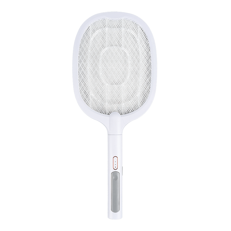 FF-888A 1200mAh Bottom-Charge Embroidered Pattern Lamp USB Base High-Efficiency Electric Mosquito Swatter