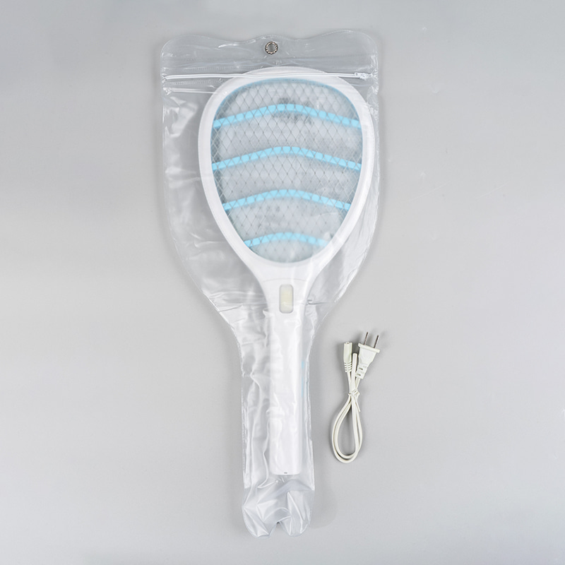 FF-987A 400mAh Dual-Color LED Mosquito Swatter Figure-Eight Lead-Acid