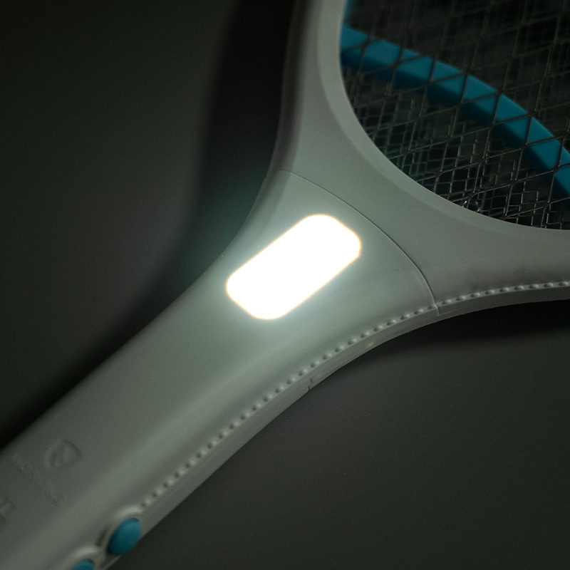 FF-987A 400mAh Dual-Color LED Mosquito Swatter Figure-Eight Lead-Acid