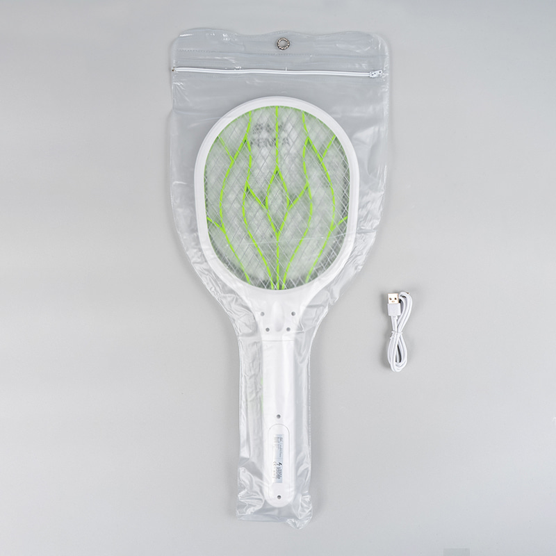 FF-988 1200mAh rechargeable lithium battery with LED light multifunctional electric mosquito swatter