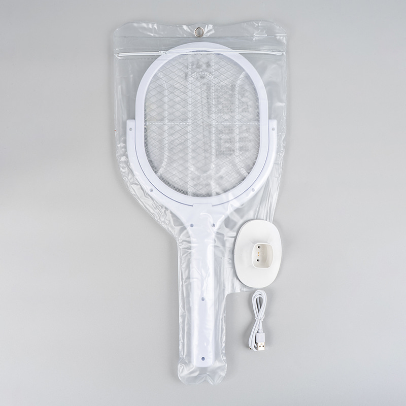 FF-999 1-color embroidered pattern lithium battery 1200mAh multifunctional electric mosquito swatter