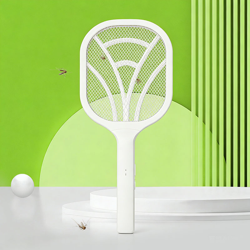 FF-918 500mAh Embroidery LED Mosquito Swatter USB Rechargeable