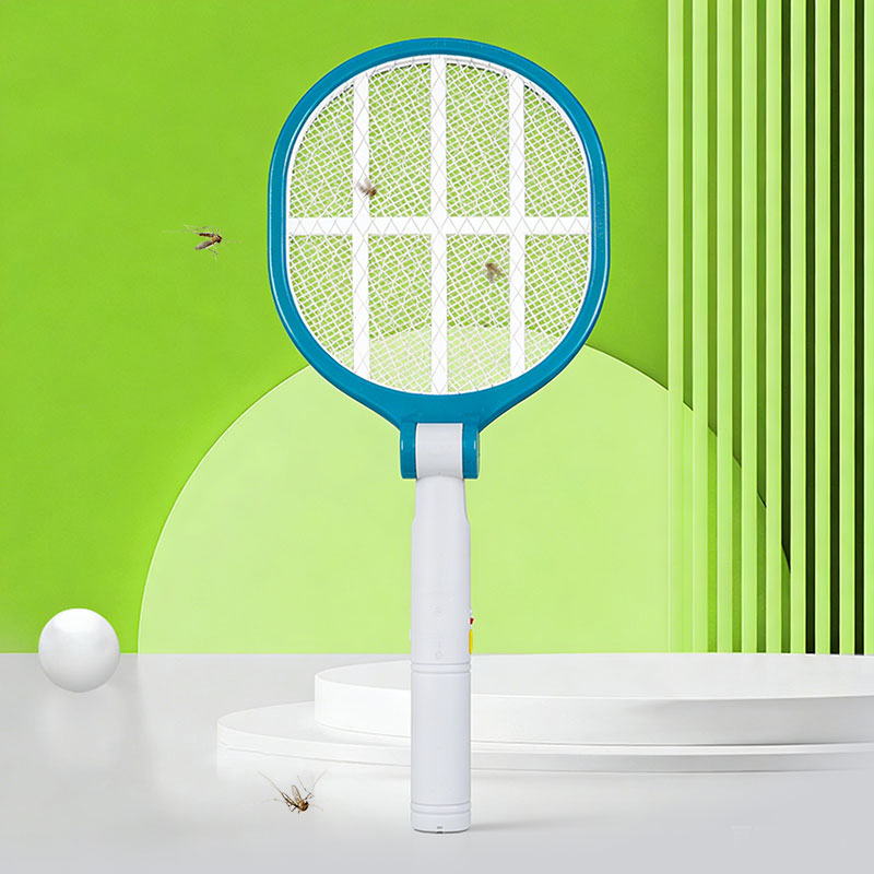 FF-101 2-Color Foldable Lead-Acid Battery 400mAh with Plug Electric Mosquito Swatter