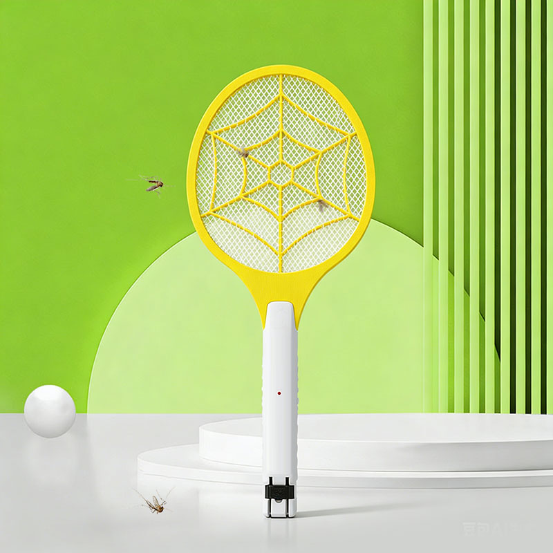FF-007 3-Color Brazilian Plug Lead-Acid Battery 400mAh Electric Mosquito Swatter