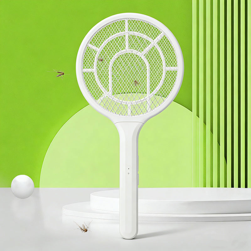 FF-671 250mAh lead-acid battery rust-patterned electric mosquito swatter with base