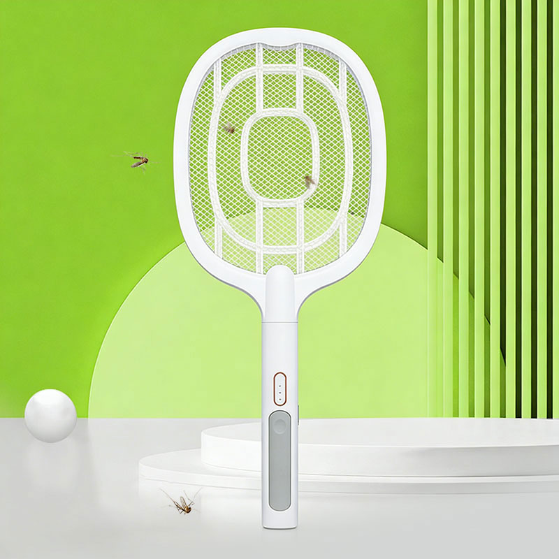 FF-888 1200mAh Round LED Mosquito Swatter USB Rechargeable