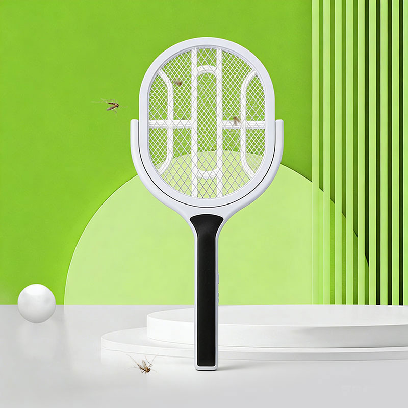 FF-999 1-color embroidered pattern lithium battery 1200mAh multifunctional electric mosquito swatter